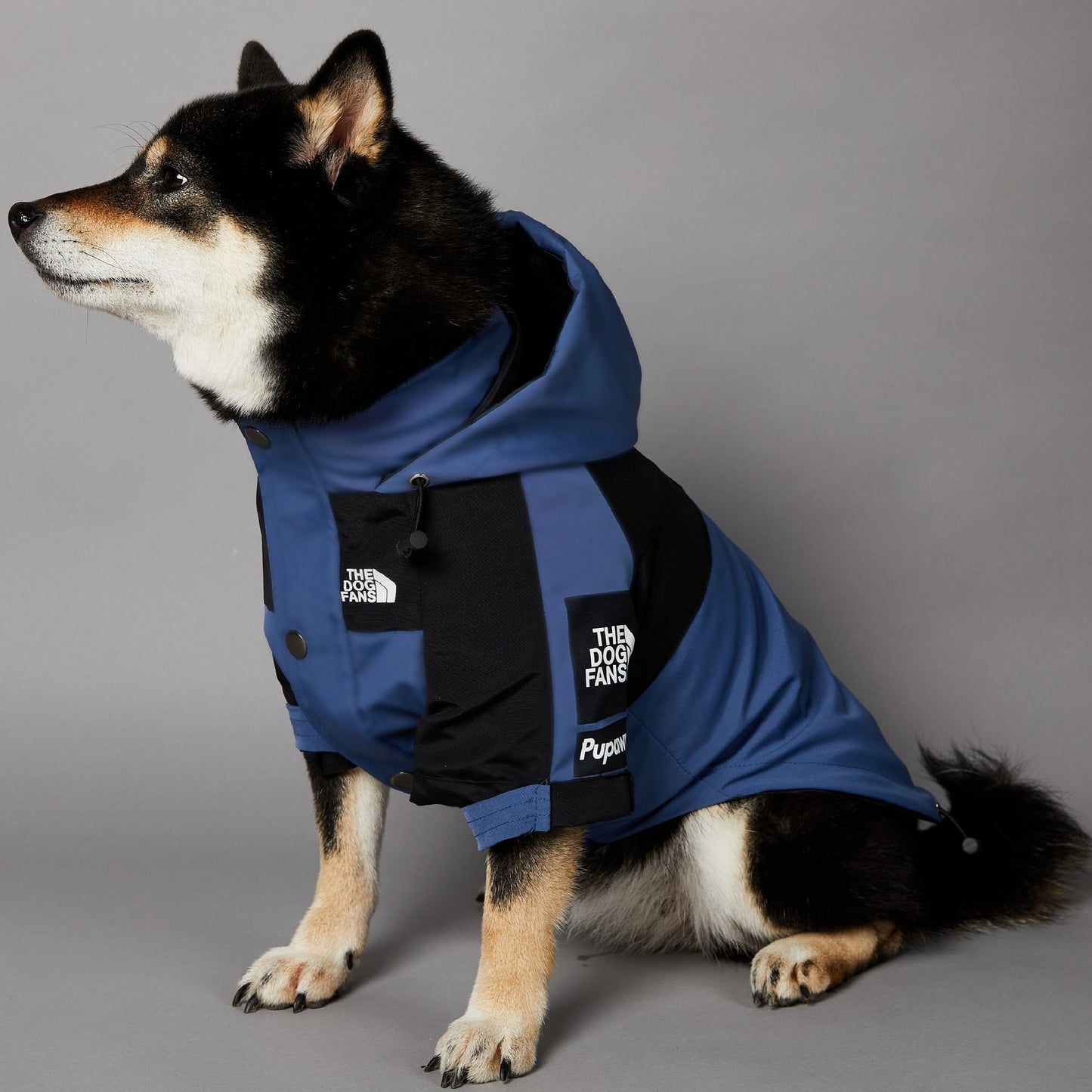 Windproof and Rainproof Large Dog Raincoat Pet Shell Jacket